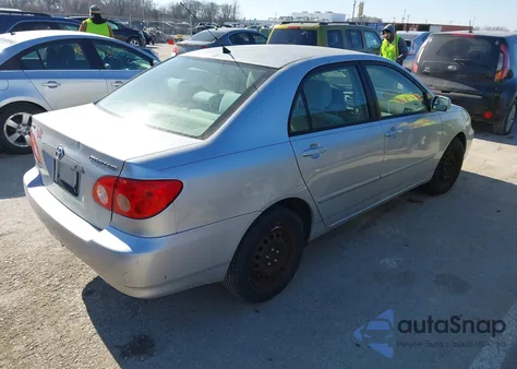 2006 Toyota Corolla Ce from USA, damaged, VIN JTDBR32E460080016